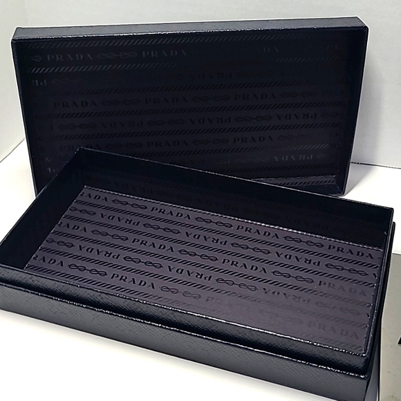 Prada Saffiano 1M1438 Wallet/Wristlet (bi-fold) Cobalto - Picture 10 of 13